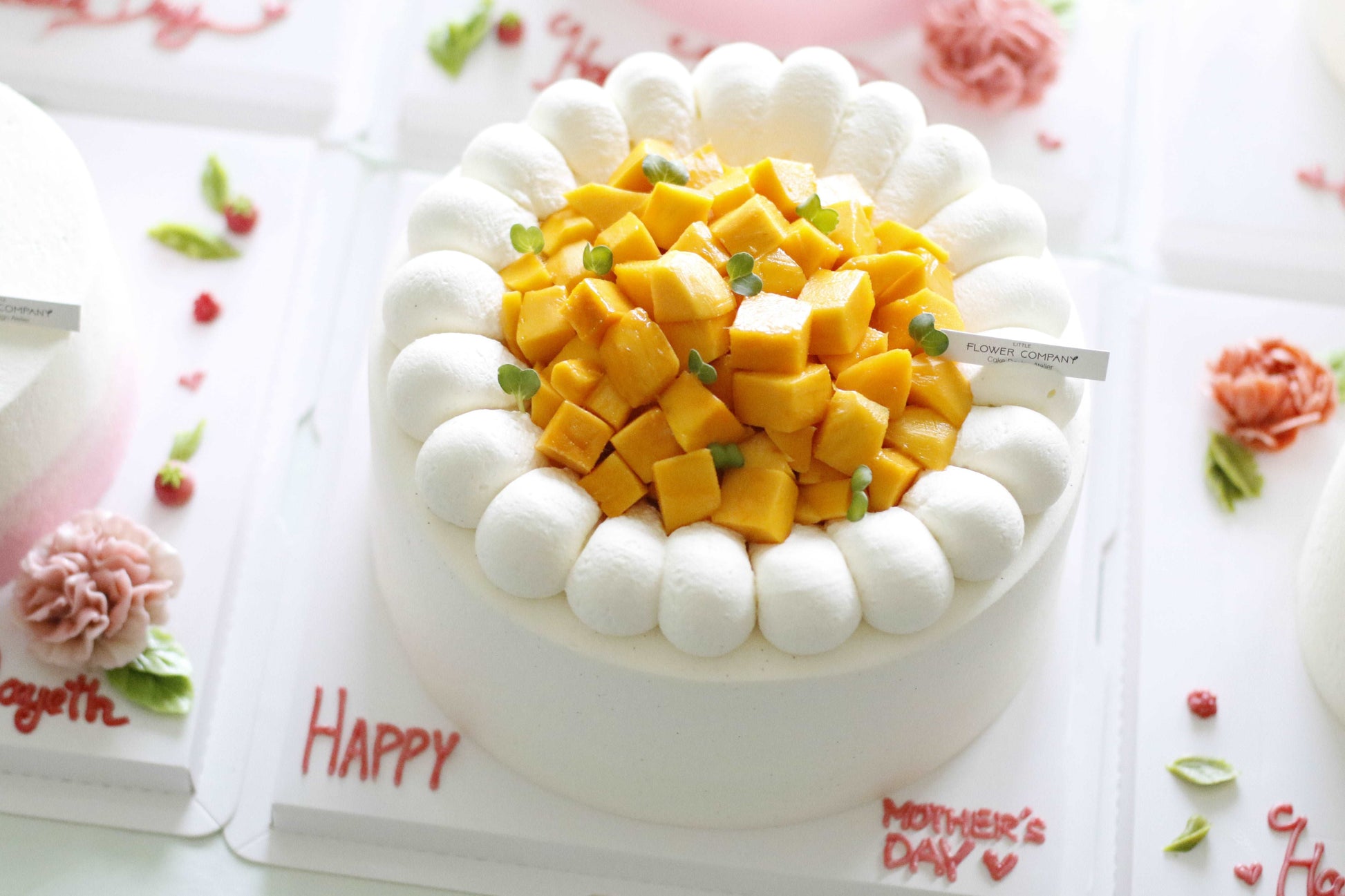 Fresh Mango Cloud chiffon cream cake