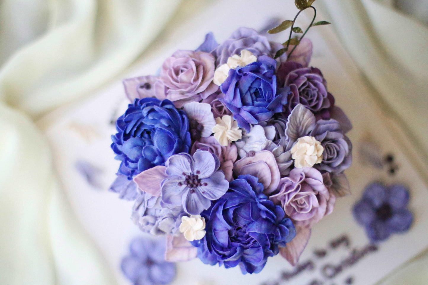 Butter Cream Flower Cake (Blossoming Style)